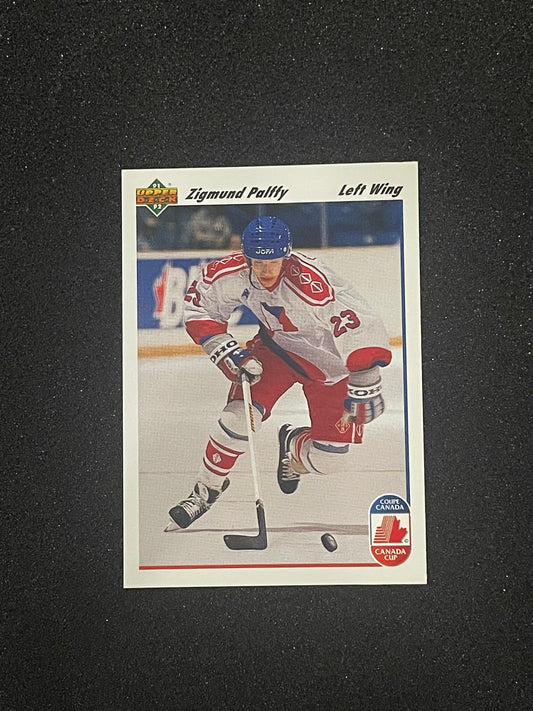 1992 Upper Deck Zigmund Palffy #16 Canada Cup Hockey Card – Czechoslovakia