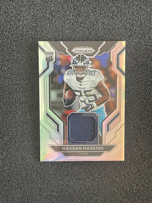 2022 Panini Prizm Rookie Gear Hassan Haskins Relic Card #RG-HH