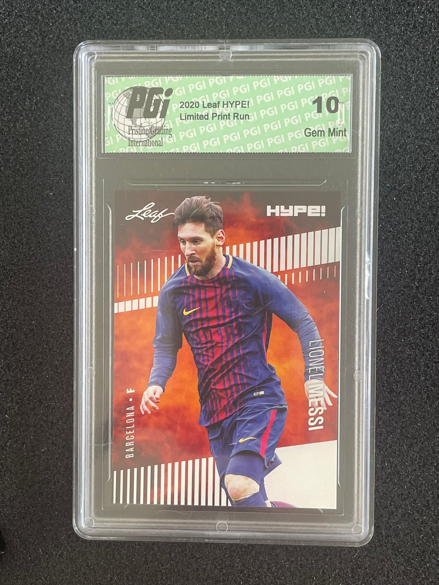 2020 Leaf HYPE! Lionel Messi #46 (PGI 10 Gem Mint)